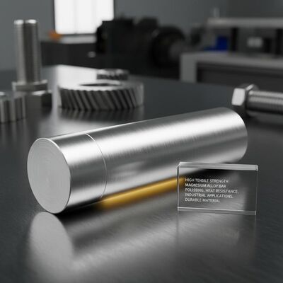 High Tensile Strength Magnesium Alloy Bar Polishing Heat Resistance Suitable for Industrial Applications Durable and Material