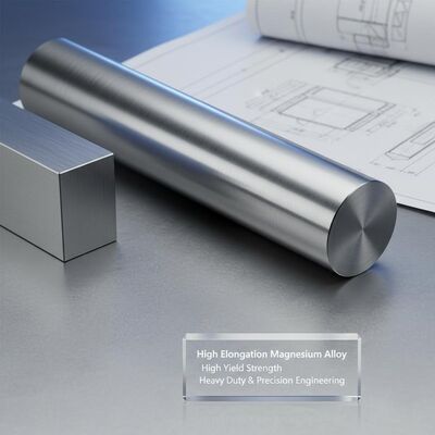 High Elongation Magnesium Alloy Bar Providing High Yield Strength Ideal for in Heavy Duty and Precision Engineering Tasks