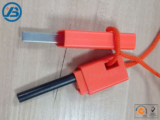 Hot Sale Outdoor Emergency Magnesium Fire Starter With Compass And Whistle